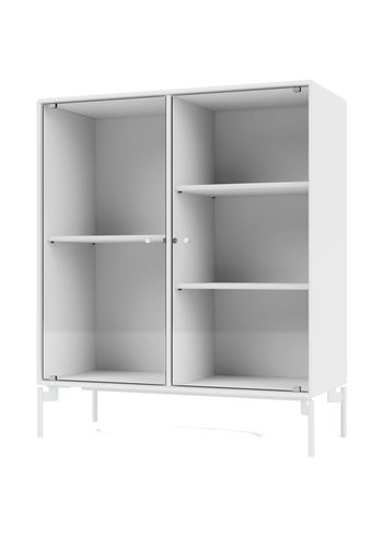 Montana - Display cabinet - Ripple II - With Snow Legs - Snow