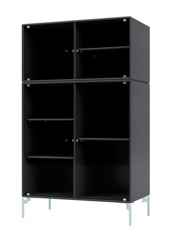 Montana - Display cabinet - Ripple III - With Flint Legs - Anthracite