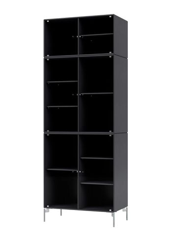 Montana - Display cabinet - Ripple IV - With Chrome Legs - Anthracite