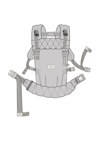 Moonboon - Baby Carrier - Baby Carrier - Grey