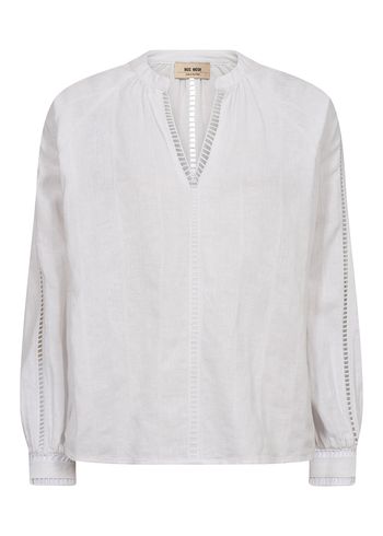 Mos Mosh - Bluse - MMZeina Linen Blouse - White