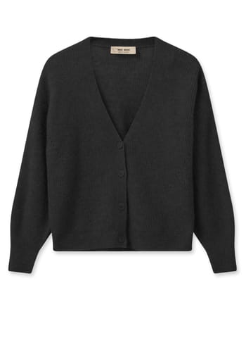 Mos Mosh - Cardigan - MMThora V-Neck Knit Cardigan - Black