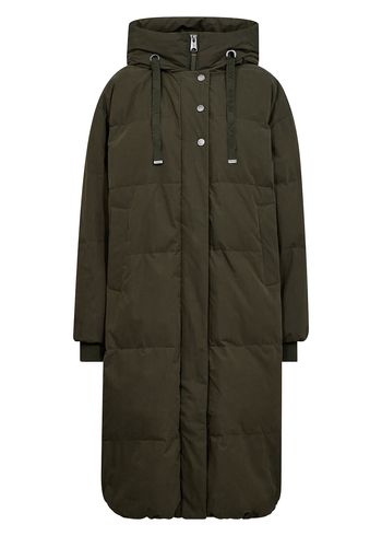 Mos Mosh - Jakke - MMCayo Long Quilt Jacket - Forest Night