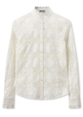 Mos Mosh - Skjorta - MMJetta Lace Shirt - Ecru