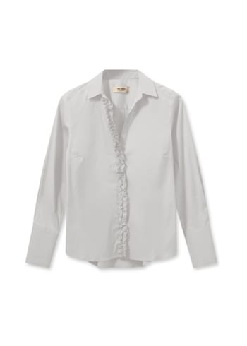 Mos Mosh - Camisa - MMSybel Satin Shirt - White