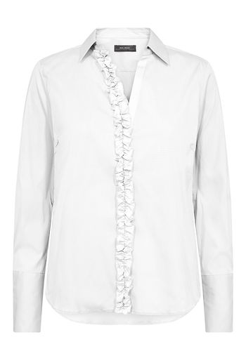 Mos Mosh - Camisa - MMSybel Satin Shirt - White