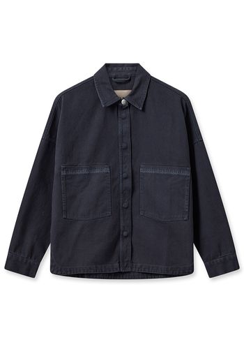 Mos Mosh - Camisa - Mmtia Embroidery Cotton Shirt - Salute Navy