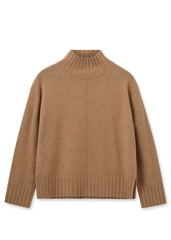 Mos Mosh - Tricot - MMAima Cashmere Highneck Knit - Sharkskin