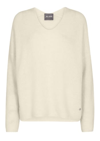 Mos Mosh - Gebreide artikelen - MMThora V-neck Knit - Ecru