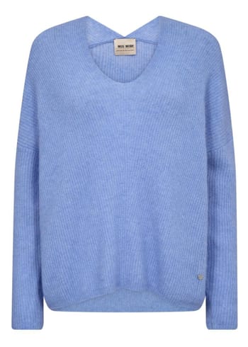 Mos Mosh - Tricot - MMThora V-neck Knit - Hydrangea