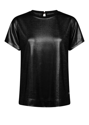 Mos Mosh - T-shirt - MMNivola Foil Tee - Black