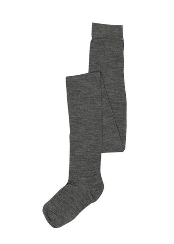 MP Denmark - Tights - Wool/Silk Tights - Medium Grey Melange