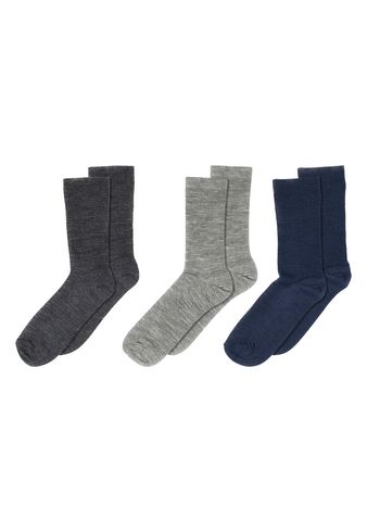 MP Denmark - Strumpor - 3-pack - Grey Melange