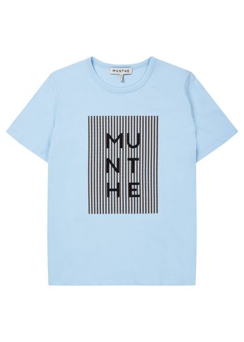 MUNTHE - T-Shirt - Lora - Blue