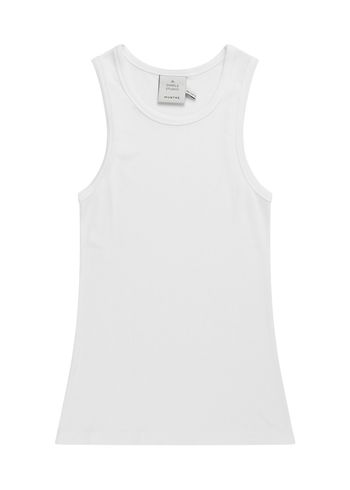 MUNTHE - Camiseta de tirantes - Peach - White