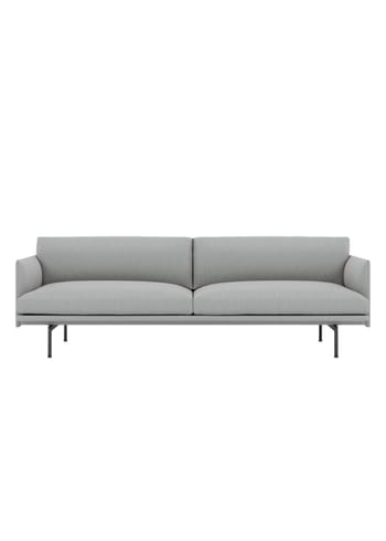 Muuto - Sofá de 3 pessoas - Outline Sofa / 3-seater - Clay 3