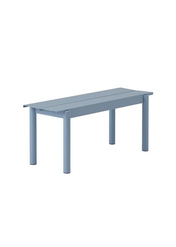 Muuto - Ławka - Linear Steel Bench - Pale Blue