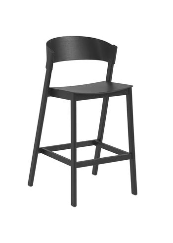 Muuto - Bar stool - Cover Counter Stool - Black