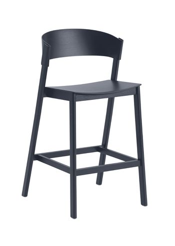 Muuto - Bar stool - Cover Counter Stool - Midnight Blue