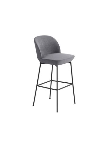 Muuto - Bar stool - Oslo Bar Chair - Anthracite Black / Still 161