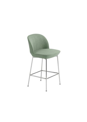 Muuto - Baarijakkara - Oslo Counter Chair - Chrome / Still 941