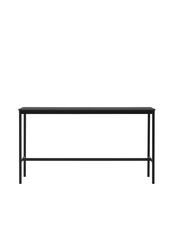 Muuto - Table - Base High Table - Black laminat with black ABS edge