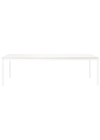 Muuto - Tabela - Base Table - White / White Laminate / Plywood