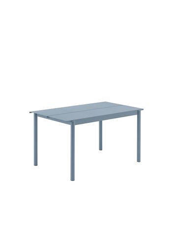 Muuto - Hallitus - Linear Steel Table - Pale Blue