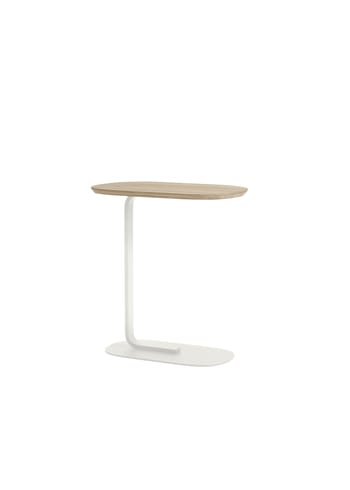 Muuto - Conseil d'administration - Relate sidetable - Solid Oak/Off-White