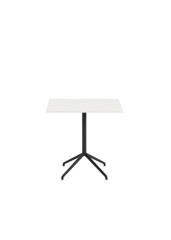 Muuto - Tisch - Still Cafe Table - White Nanolaminate/Black