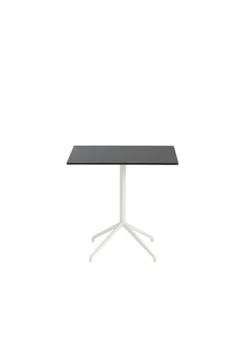 Muuto - Conseil d'administration - Still Cafe Table - Black Nanolaminate/White