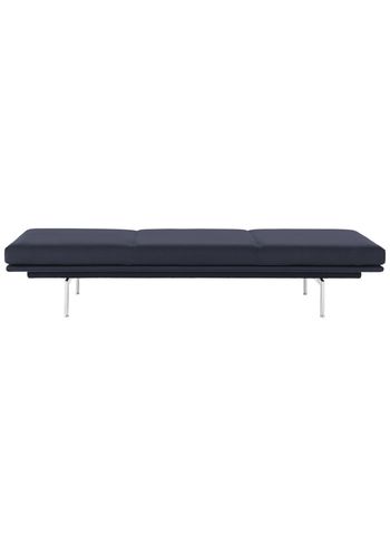 Muuto - Daybed - Outline Daybed - Frame: Aluminium / Fabric: Vidar 554