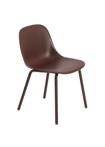 Muuto - Chaise de jardin - Fiber Outdoor Side Chair - Anthracite Black