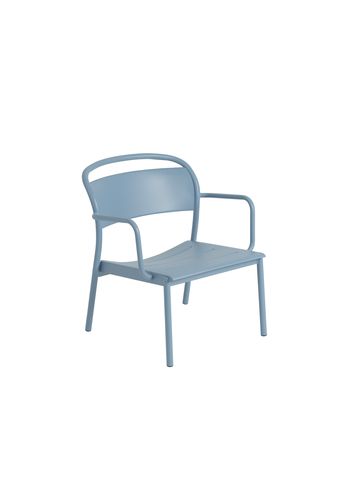 Muuto - Sedia da giardino - Linear Steel Lounge Armchair - Pale Blue