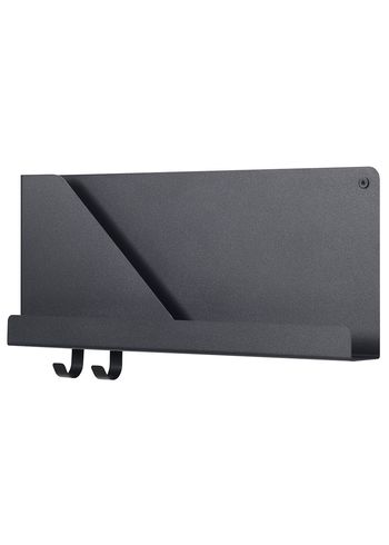 Muuto - Półka - Folded Shelves - Black L51