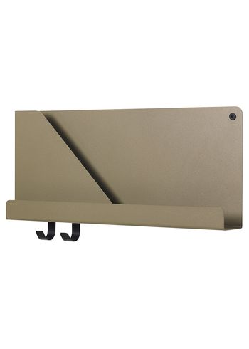 Muuto - Shelf - Folded Shelves - Olive L51