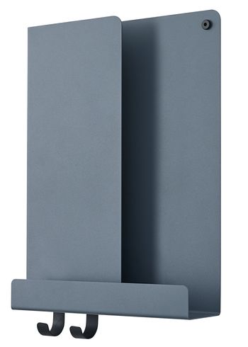 Muuto - Shelf - Folded Shelves - Blue-Grey L29,5