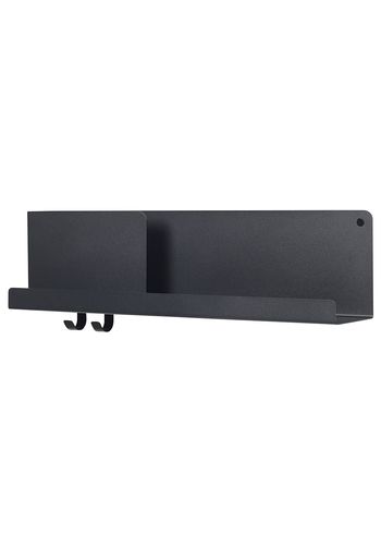 Muuto - Półka - Folded Shelves - Black L63