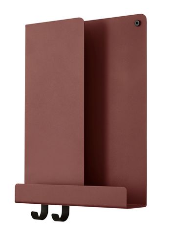 Muuto - Hylde - Folded Shelves - Dyb Rød L29,5