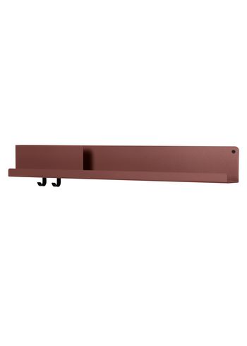 Muuto - Hylde - Folded Shelves - Dyb Rød L96