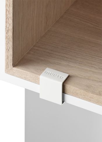 Muuto - Shelf - Mini Stacked Storage System / Clips Set of 5 / 2.0 - White
