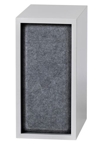 Muuto - Półka - Stacked Acoustic Panels - Small - Grey Melange