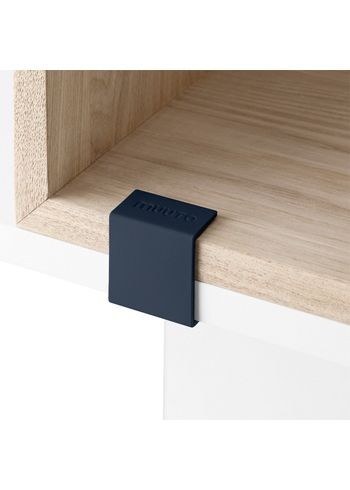 Muuto - Plank - Stacked Storage System / Clips Set of 5 / 2.0 - Midnight Blue