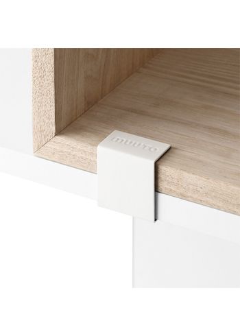Muuto - Plank - Stacked Storage System / Clips Set of 5 / 2.0 - White