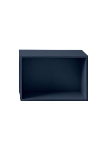 Muuto - Hylly - Stacked Storage System / Large - Backboard - Midnight Blue