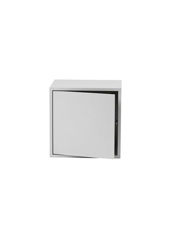 Muuto - Półka - Stacked Storage System / Medium - w/ Door - Light Grey