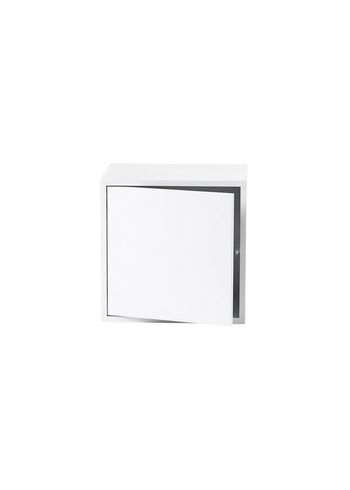 Muuto - Regalbrett - Stacked Storage System / Medium - w/ Door - White