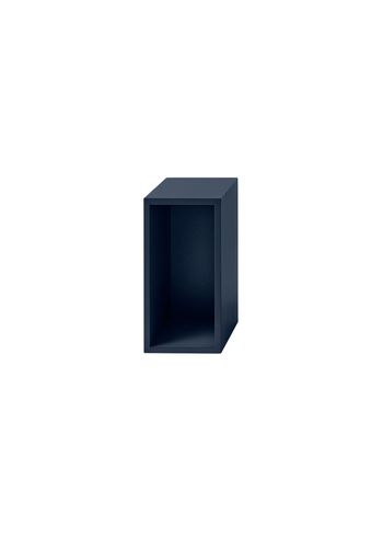 Muuto - Shelf - Stacked Storage System / Small - Backboard - Midnight Blue
