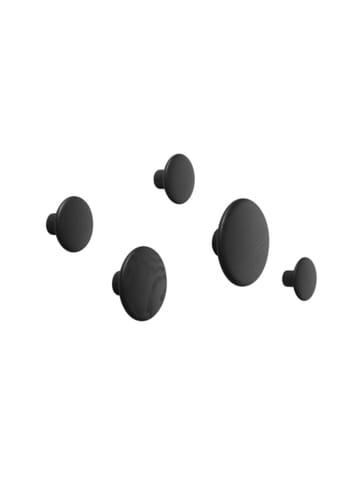 Muuto - Ripustimet - The Dots - Set of 5 - Black