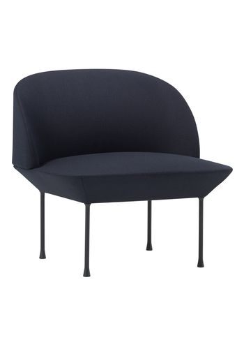Muuto - Fåtölj - Oslo Lounge Chair - Vidar 554 / Navy blue legs
